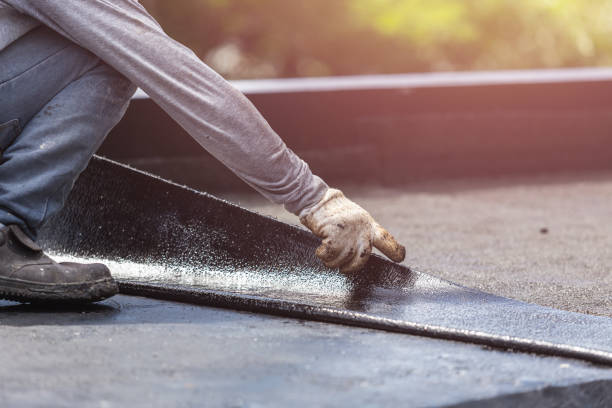 Professional Crawl Space Encapsulation technician working in Columbus, WI